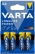 4906 - ELEM VARTA CERUZA LR6 HIGH ENERGY /4 DB - 