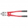 01A218 - CSAPSZEGVG TOP TOOLS 01A218 450 MM - Rdvg oll 450 mm, huzal 6 mm-ig, gumrozott markolat
