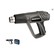 59G522 - HLGFV GRAPHITE 59G522 2000W - A professzionlis, nagy  2000 W - teljestmny GRAPHITE elektromos hlgfv (kat. sz. 59G522) lakkbevonatok, olajfestk s lakkrtegek eltvoltsra, hre lgyul anyagok alaktsra, hegesztsre, valamint olvasztsra, szrtsra, illetve btorlapok flizsra szolgl. Az elektromos kziszerszm ngylls indtkapcsolval van felszerelve, ennek segtsgvel lehet vlasztani a hrom hmrsklet s lgram bellts kzl. Hmrsklettartomnyok: I.: 25 C, II.: 350 C, III.: 550 C A hlgfv knny s knyelmes, markolata csszsmentes anyaggal bevont, gy jl fekszik a kzben. A formakialakts lehetv teszi fggleges helyzetbe lltst. A hlgfv fel van szerelve az esetleges tlmelegeds ellen vd hkioldval. A hlgfvhoz mellkelt tartozkok a klnfle fvkk s a nyeles kapar. A CE tanstvny bizonytja az eurpai szabvnyoknak val megfelelst.