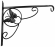 255549 - VIR�GTART� FALI F�M, PILLANG�VAL 28X28 CM, FEKETE, 255549 - VIR�GTART� FALI F�M, PILLANG�VAL 28X28 CM, FEKETE, 255549