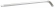 18521 - IMBUSZKULCS FESTA 18521 CRVA 11MM HOSSZ BLACK - 40x230 mm