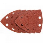 56H014 - CSISZOL�PAP�R KLT. GRAPHITE 56H014 MULTIFUNKCI�S CSISZOL�HOZ, T�P�Z�RAS (K60x2, K80x2, K100x1) - A GRAPHITE 83 x 83 x 83 mm m�ret� csiszol�pap�rok lehet�v� teszik fa- �s f�mfel�letek hat�kony csiszol�s�t a GRAPHITE multifunkci�s szersz�mmal. A h�rom k�l�nb�z�, K60, K80 �s K100 finoms�got fel�lel� k�szlet seg�ts�g�vel megoldott a nagyol� �s a befejez� csiszol�s is. A furatos rendszer lehet�v� teszi a por elsz�v�s�t munka k�zben.
58-014 A HELYETTES�T�JE